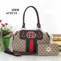 sacs gucci sophistication italienne canvas brown